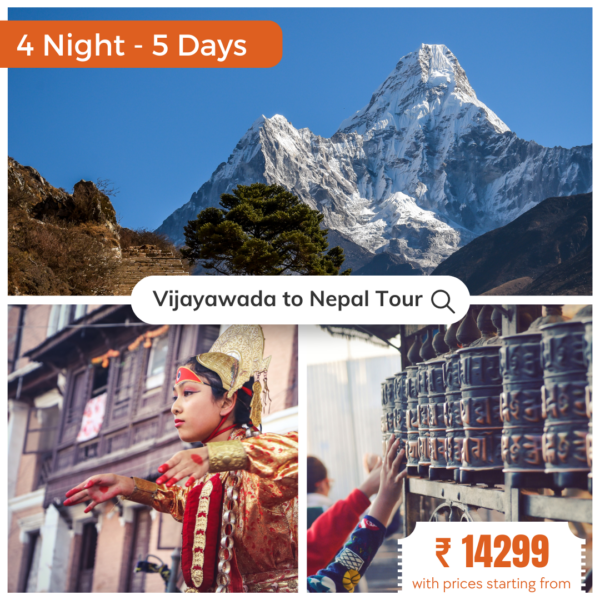 vijayawada to Nepal